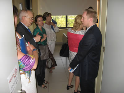 Foto visita representantes del Gobierno de Rumania