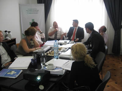 Foto visita representantes del Gobierno de Rumania