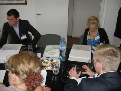 Foto visita representantes del Gobierno de Rumania