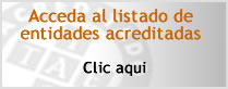 Acceda al listado de entidades acreditadas